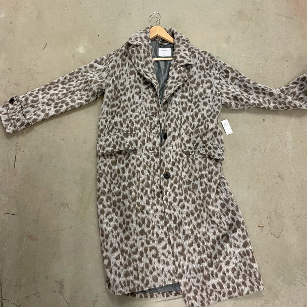 Leopard Print Women's Coat
